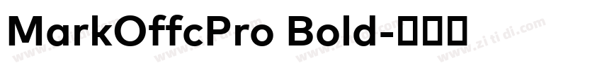 MarkOffcPro Bold字体转换